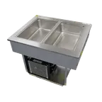 image of Delfield 8132-EFP Two Pan Drop-In Refrigerated Cold Food Well