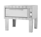 image of Zesto 903 48" Electric Single-Deck Oven w/ 1-1/2" Stone Hearth, Individual Top/Bottom Controls