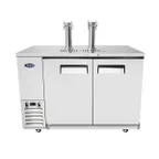 image of Atosa USA MKC58GR 57" 2 Towers Draft Beer Cooler Dispenser, 17.3 cu. ft. - Open box