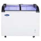 image of Atosa USA MMF9110 40" Glass Door Chest Freezer, 9.6 cu. ft. - Open box