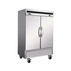 image of 53" Two Section Solid Door Reach-In Refrigerator, 42 cu. ft. 