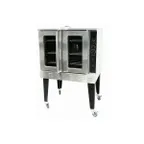 image of Serv-Ware SGCO-1 Single Deck Full Size Gas Convection Oven with Solid State Controls - Open box
