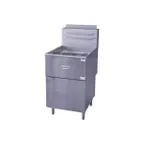 image of Serv-Ware SGF-70L Floor Model LP Gas Full Pot Fryer - Open Box