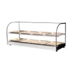 image of Skyfood FWDC2-43-8P 43-5/16" Countertop Food Warmer Display Case, (2) Shelves, Stainless Steel & Aluminum Exterior - Open box
