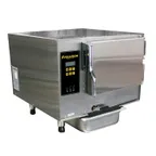 image of AccuTemp E32083D080 Electric Countertop Convection Steamer, Boilerless, 3 Pan