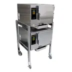 image of AccuTemp E32083D150 DBL 3 Pan Convection Steamer, Boilerless, Double Stacked, Stand, Connectionless