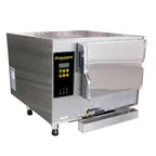 image of AccuTemp E32083E080 Electric Countertop Convection Steamer, Boilerless, 3 Pan