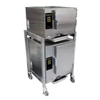image of AccuTemp E3/E64403D120 DBL 9 Pan Electric Boilerless Convection Steamer, Double Stacked, Connectionless