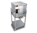 image of AccuTemp E62083D100 SGL 6 Pan Electric Convection Steamer w/ Boilerless, Stand, Connectionless, 208V