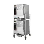 image of AccuTemp E62083D100 DBL Electric Boilerless Convection Steamer w/ 2 Compartments, 6 Pans, 10kW, 208v/3ph