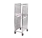 image of Winholt ADE1820B-KDA 20 Pan End Load Aluminum Bun / Sheet Pan Rack w/ 3" Bottom Load Slides