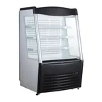 image of Black Diamond BDVACM-320 36" Vertical Air Curtain Merchandiser in Black, 3 Shelves, 11 cu. ft.