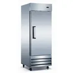 image of Grista GRFZ-1D 29" 1-Solid Door Reach-In Freezer, Bottom Mount, 23 cu. ft.