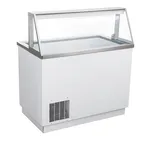image of U-STAR USDP-47 47" Ice Cream Dipping Cabinet w/ Curved Sneeze Guard