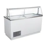 image of U-STAR USDP-67 67" Ice Cream Dipping Cabinet w/ Curved Sneeze Guard