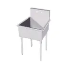 image of Advance Tabco 4-OP-18 24" One Compartment Sink, 24"W x 21"L Bowl Without Drainboards