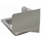 image of Advance Tabco 7-PS-11C Welded Side Splash, 12"H (Installed Height)