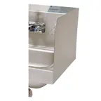 image of Advance Tabco 7-PS-11F Welded Side Splash, 12"H (Installed Height)