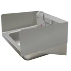 image of Advance Tabco 7-PS-17E Welded Side Splash, 7-3/4"H (Installed Height)