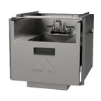 image of Advance Tabco 7-PS-47 19" Drawer Hand Sink with Faucet & 3 Splashes - 18 gauge