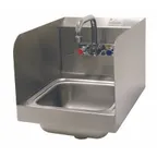 image of Advance Tabco 7-PS-56 12" Wall Mounted Hand Sink with Faucet - 20 gauge