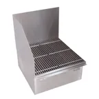 image of Advance Tabco 9-OP-24FM-SSL 21" Mop Sink, 21"W x 24"L x 10"D Bowl with S.Steel Grating/Left Splash