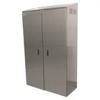 image of Advance Tabco 9-OPC-84DR 50" Mop Sink Cabinet, Double Hinged Doors with Right Mop Sink-400 series