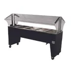 image of Advance Tabco B5-CPU-B 77"  Ice Cooled Portable Food Buffet Table with Open Base, (5) Pan