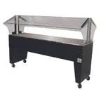 image of Advance Tabco B5-STU-B 77" Portable Solid Top Buffet Table with Open Base