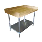 image of Advance Tabco BS-306 Bakers Top Work Table, 72"W X 30"D