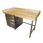 image of Advance Tabco BST-306L Bakers Top Work Table, 72"W X 30"D