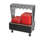 image of Advance Tabco BSWS-B Stainless Steel Black Everyday Buffet Silverware Stand