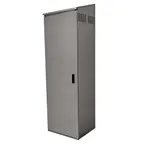 image of Advance Tabco CAB-1-300 Single Left Hinged Door Standing Cabinet w/ 18/300 Series Stainless Steel
