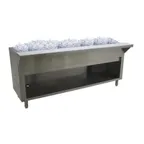 image of Advance Tabco CPU-2-BS 31" Ice-Cooled Table with Enclosed Base, (2) Pan