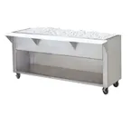 image of Advance Tabco CPU-3-BS 47" Ice-Cooled Table with Enclosed Base, (3) Pan