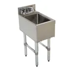 image of Advance Tabco CR-HS-12-X 12" Free Standing Underbar Hand Sink Unit with Faucet - Flyer