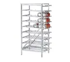 image of Advance Tabco CR10-162 Full Size Aluminum Stationary Can Rack w/ 162 Cans Size #10 or 216 Cans Size #5 Capacity