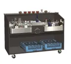 image of Advance Tabco D-B Portable Bar, 61"W X 24-1/2"D X 43-3/4"H