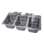 image of Advance Tabco DI-3-10 Drop-In Sink, 3-Compartment