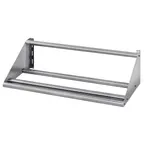 image of Advance Tabco DT-6R-23 62" Stainless Steel Tubular Wall Mounted Sorting Shelf w/ 3 Dish Racks