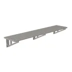 image of Advance Tabco DT21-4 Stainless Steel 18 Gauge Satin Slotted Wall Shelf - 48" x 21"