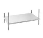 image of Advance Tabco DTA-SS-138 138" Dishtable Undershelf w/ Adjustable Die Cast Leg Clamps, 24"D