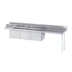 image of Advance Tabco DTC-3-1620-96R 95" Dishtable with Potsinks, 35" Right Drainboard, 3 Bowls
