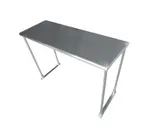 image of Advance Tabco ETS-12-96-X Special Value Overshelf, Table Mounted, Single-Deck