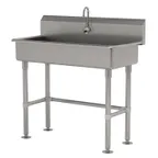 image of Advance Tabco FC-FM-1-EFADA 40" Freestanding Hand Sink with e-Faucet - 16 gauge