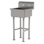image of Advance Tabco FC-FM-2219 23" Freestanding Hand Sink without Faucet - 16 gauge