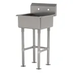 image of Advance Tabco FC-FM-2721 27" Freestanding Hand Sink without Faucet - 16 gauge