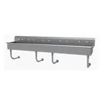 image of Advance Tabco FC-WM-100 100" Wall Mounted Hand Sink