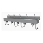 image of Advance Tabco FC-WM-100KV 100" Wall Mounted Hand Sink