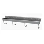 image of Advance Tabco FC-WM-120-ADA 120" Wall Mounted Multi-Station Hand Sink without Faucet - 16 gauge
